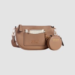 ESPOIR ZIP TOP CROSSBODY BAG GUESS