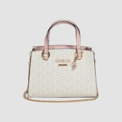 GUESS EARLENE WHITE MINI CROSSBODY BAG