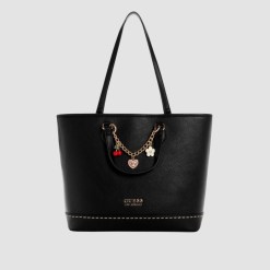 GUESS LYNNE BLACK HANDBAG