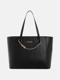 GUESS DELTONA TOTE COLOR: BLACK